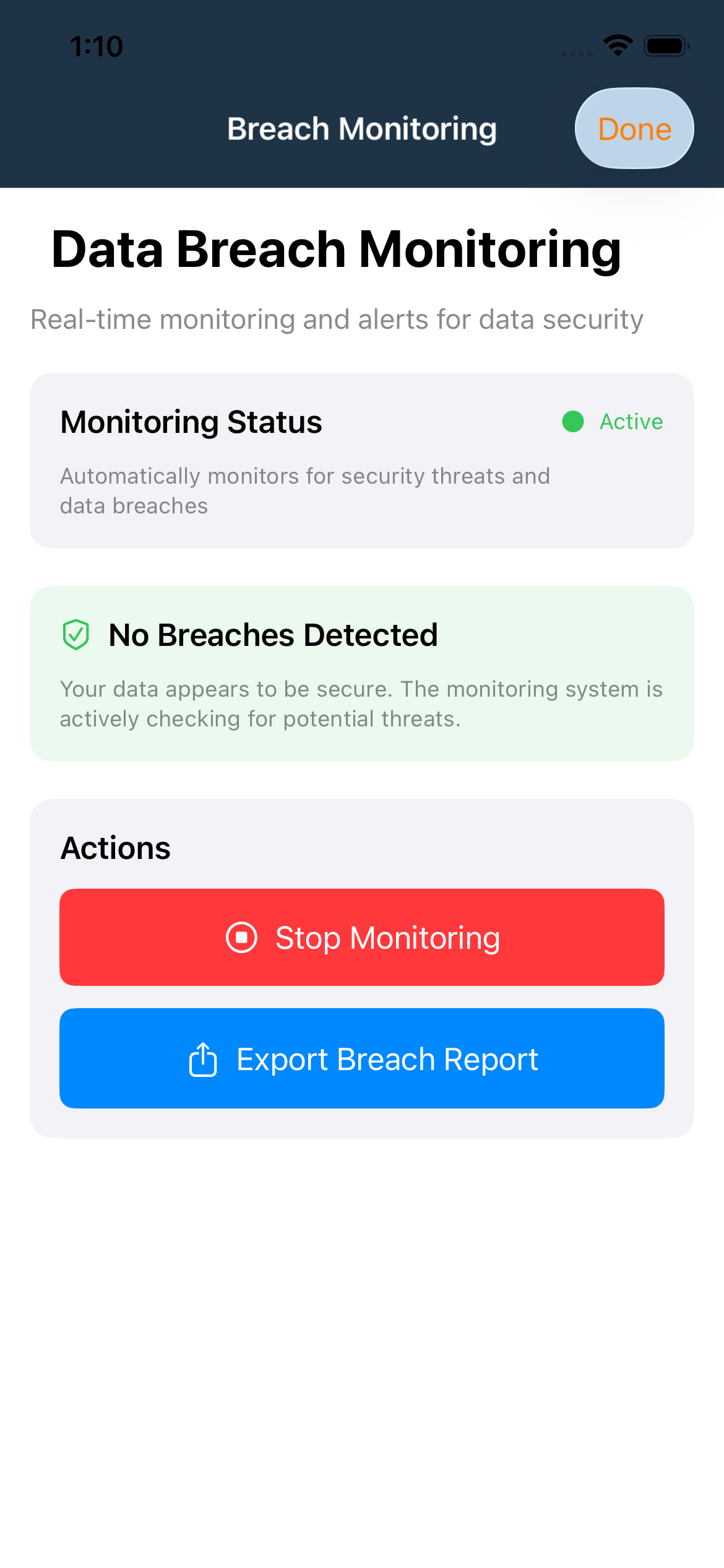 Oculock App - Biometric Authentication